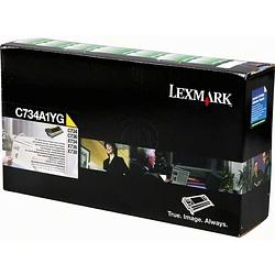 Foto van C734a1yg lexmark c73x/x73x toner yellow