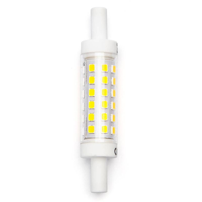 Foto van Led lamp - aigi trunka - r7s fitting - 5w - helder/koud wit 6500k - glas