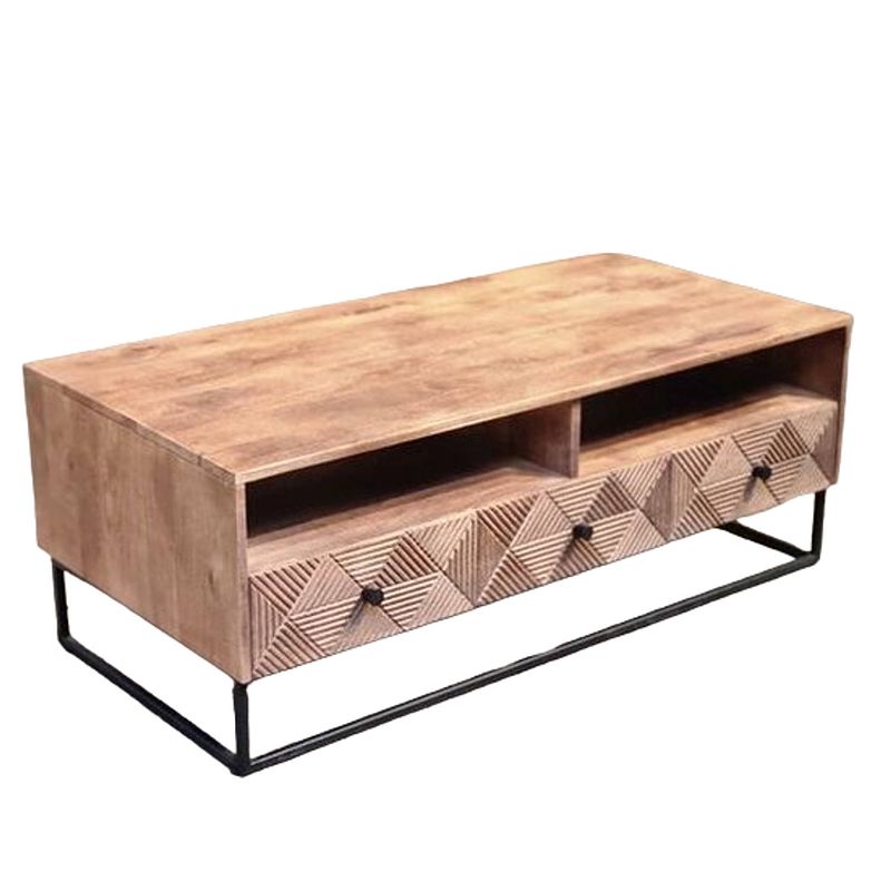 Foto van Benoa jasmin 3 drawer coffee table 120 cm