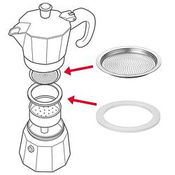 Foto van Westmark onderhoudsset voor percolator 6 kops