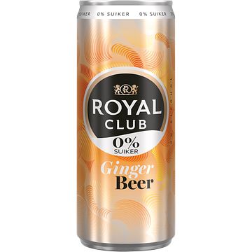 Foto van Royal club zero sugar ginger beer blik 250ml bij jumbo