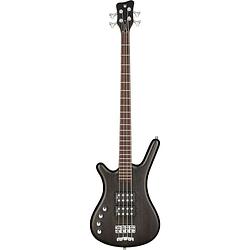 Foto van Warwick rockbass corvette $$ lh 4-string nirvana black transparent satin linkshandige elektrische basgitaar met gigbag