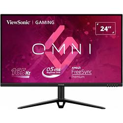 Foto van Viewsonic vx2428j gaming monitor 60.5 cm (23.8 inch) energielabel e (a - g) 1920 x 1080 pixel full hd 0.5 ms hdmi, displayport, audio, stereo (3.5 mm jackplug)