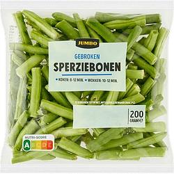 Foto van Jumbo gebroken sperziebonen kleinverpakking 200g