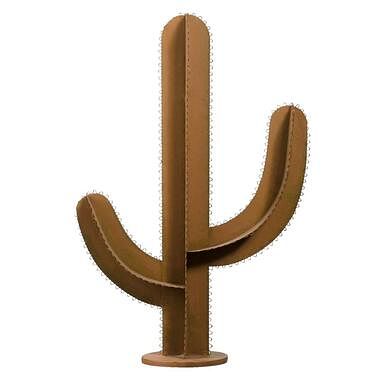 Foto van Beeld cactus - bruin - 51x32x12,7 cm - leen bakker