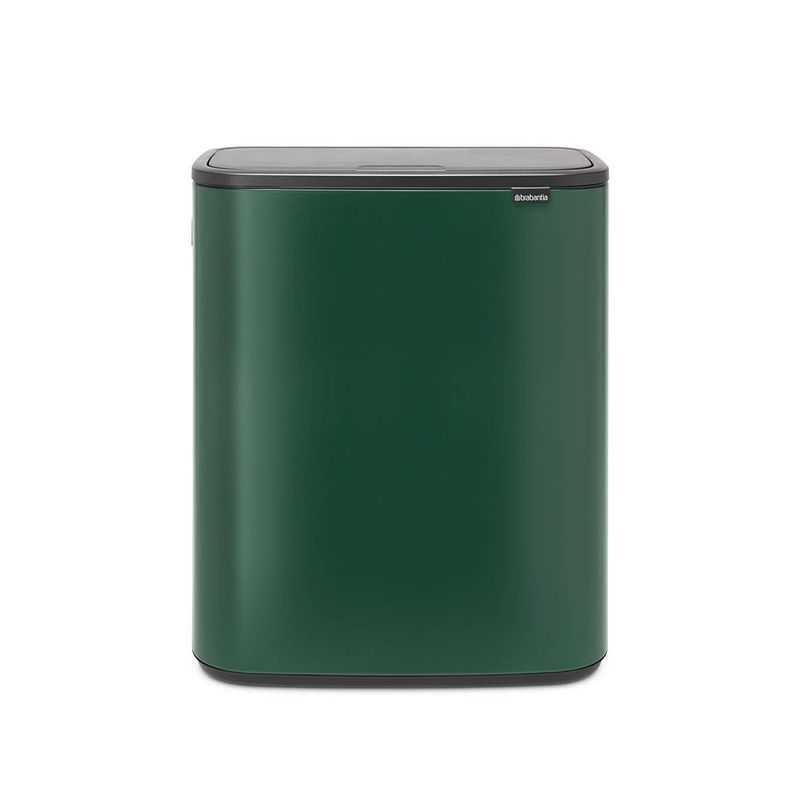 Foto van Brabantia bo touch bin 2 x 30 liter pine green