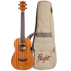 Foto van Flight dub38 eq-a baritone ukulele elektrisch-akoestische ukelele met actieve pickup