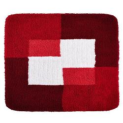 Foto van Ridder badkamermat coins 55x50 cm rood 7103806