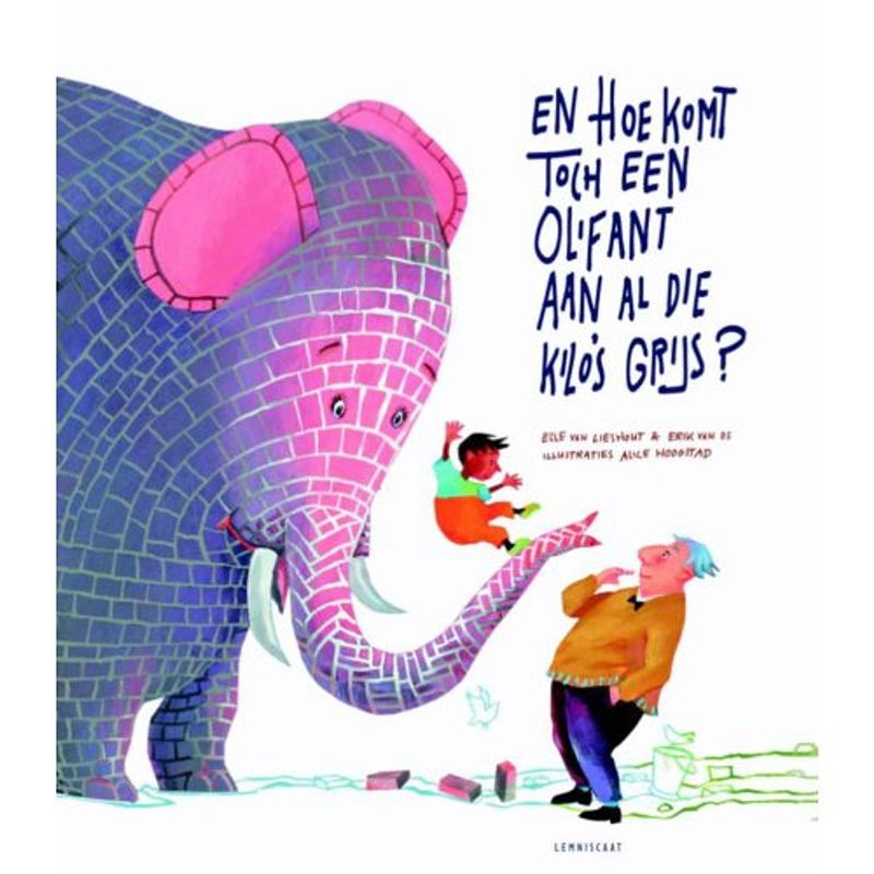 Foto van En hoe komt toch een olifant aan al die kilo's