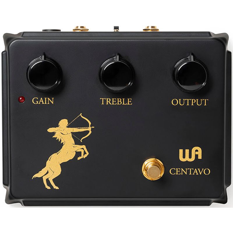 Foto van Warm audio centavo blackout (limited edition) overdrive effectpedaal