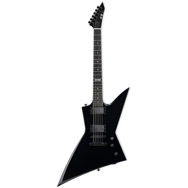 Foto van Esp e-ii ex nt black elektrische gitaar met koffer