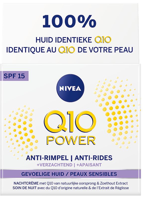 Foto van Nivea q10 power antirimpel + verzachtend dagcreme spf15 50ml bij jumbo