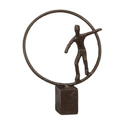 Foto van Decopatent® beeld sculptuur balans - balance - sculptuur van metaal -