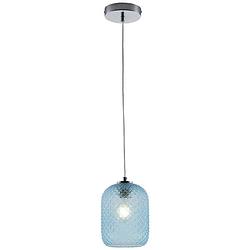 Foto van Eco-light ashford i-ashford-s15 blu hanglamp e27 blauw