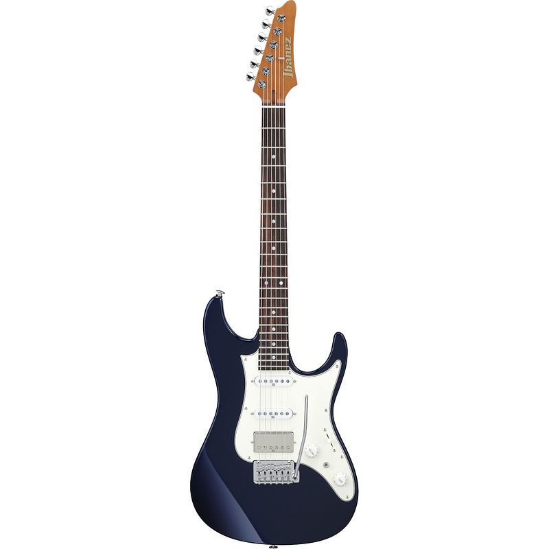 Foto van Ibanez az2204nw prestige dark tide blue elektrische gitaar met koffer