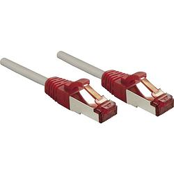 Foto van Lindy 47839 rj45 netwerkkabel, patchkabel cat 6 s/ftp 3.00 m grijs snagless 1 stuk(s)