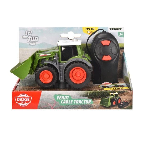 Foto van Dickie toys tractor fendt met draadbesturing