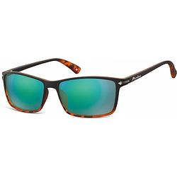 Foto van Montana by sgb zonnebril unisex bruin/blauw (turtle) (ms51)