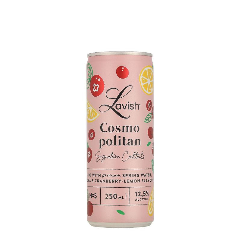 Foto van Lavish cosmopolitan 25cl premix cocktails