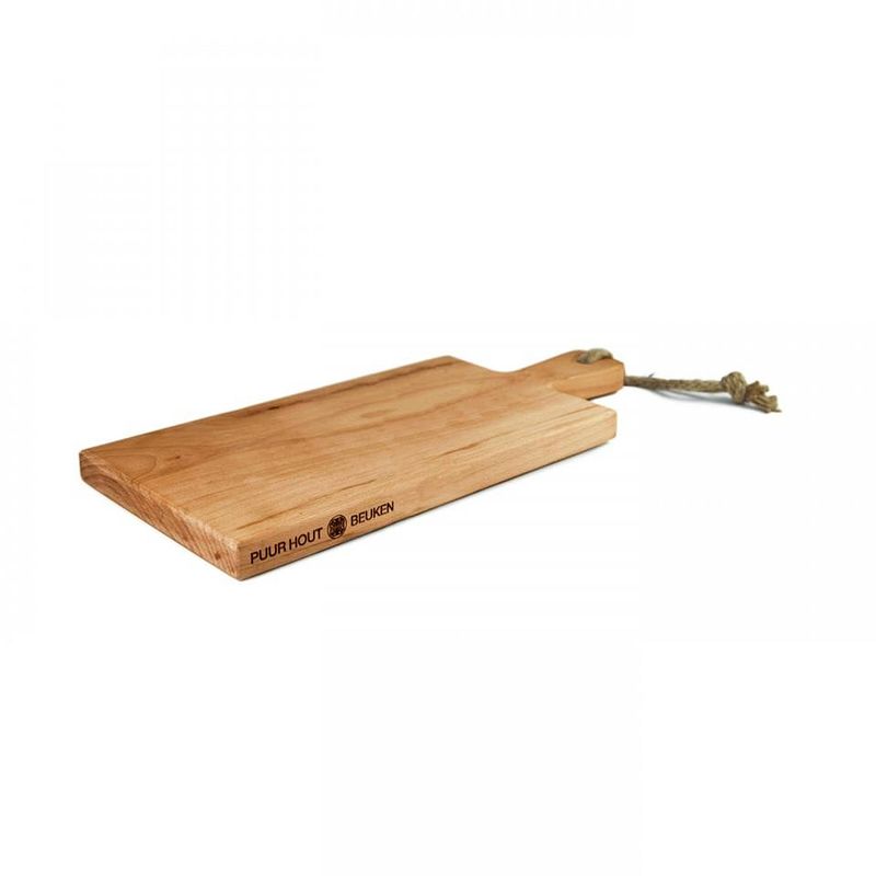 Foto van Bowls and dishes puur hout serveerplank - beukenhout - 59 cm