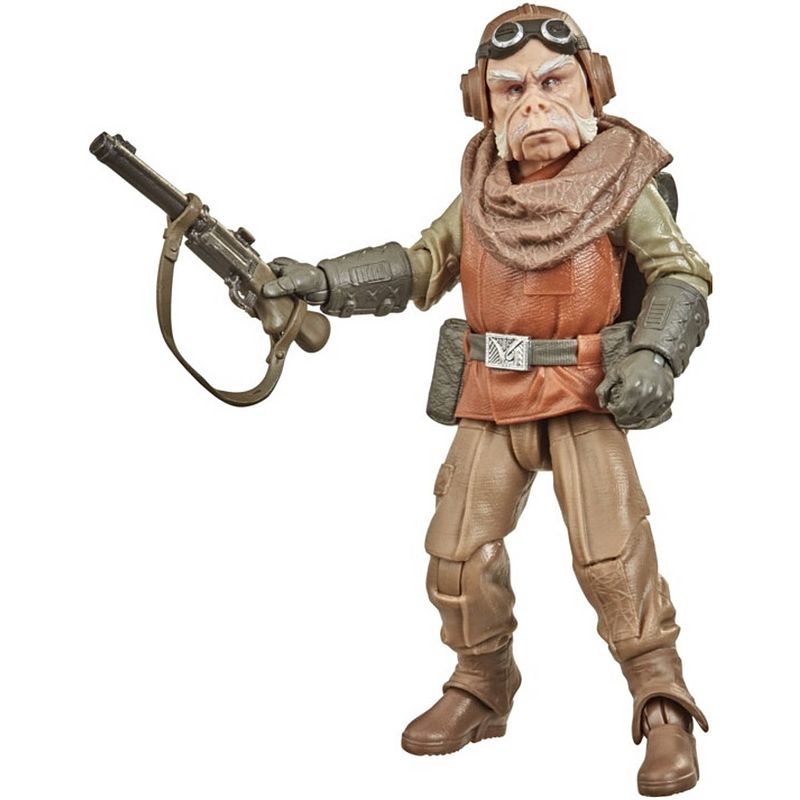 Foto van Star wars speelfiguur the black series kuiil junior 15 cm bruin