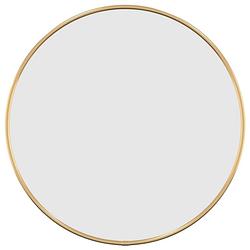 Foto van The living store wandspiegel goud - 40 cm - duurzaam glas en pvc frame