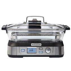 Foto van Cuisinart stoomkoker classic - stm1000e - 3 functies - frosted pearl - 5 liter