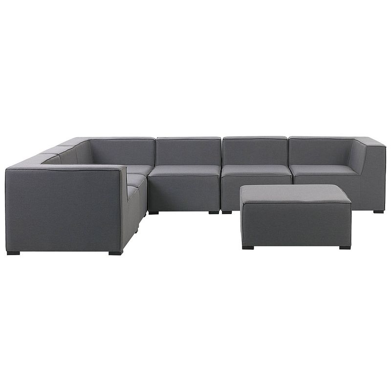 Foto van Beliani arezzo - loungeset-grijs-polyester