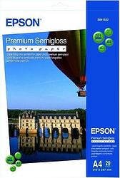 Foto van Epson premium semigloss fotopapier 20 vel (a4)