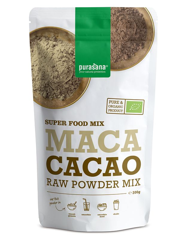 Foto van Purasana maca cacao powder mix