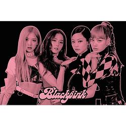 Foto van Gbeye black pink group pink poster 61x91,5cm