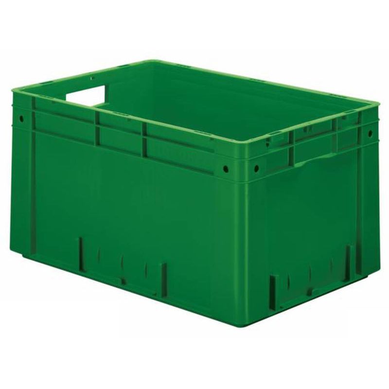 Foto van Vtk 600/320-0 stapelbak geschikt voor levensmiddelen (l x b x h) 600 x 400 x 320 mm groen 2 stuk(s)