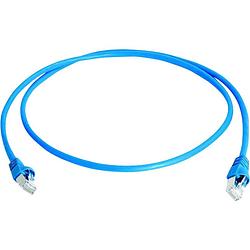 Foto van Telegärtner l00006a0046 rj45 netwerkkabel, patchkabel cat 6a s/ftp 20.00 m blauw vlambestendig, halogeenvrij 1 stuk(s)