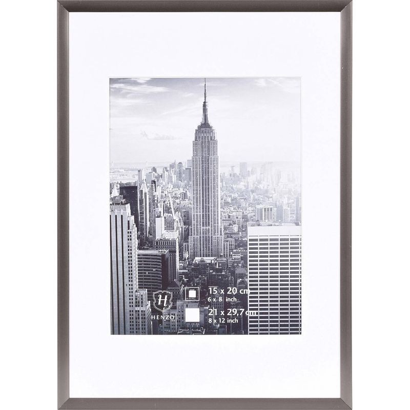 Foto van Henzo fotolijst - manhattan - fotomaat 21x30 cm - donkergrijs