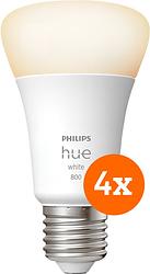 Foto van Philips hue white e27 800lm 4-pack