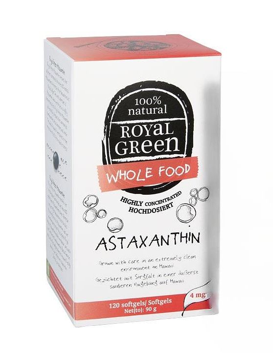 Foto van Royal green astaxanthine capsules