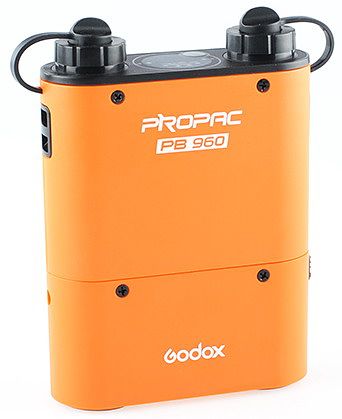 Foto van Godox pb960 probac powerpack voor flitsers - oranje