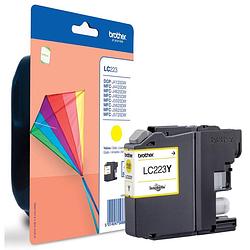 Foto van Brother inktcartridge, 600 pagina'ss, oem lc-223y, geel 10 stuks