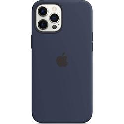 Foto van Apple iphone 12 pro max siliconen hoesje met magsafe - marineblauw