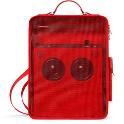 Foto van Teenage engineering ob-4 mesh bag red draagtasje voor ob-4 radio