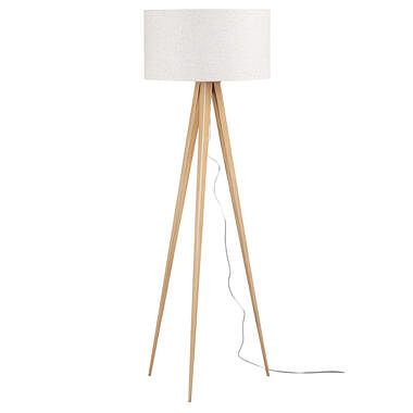 Foto van Vloerlamp gaia - naturel - ø50x150 cm - leen bakker