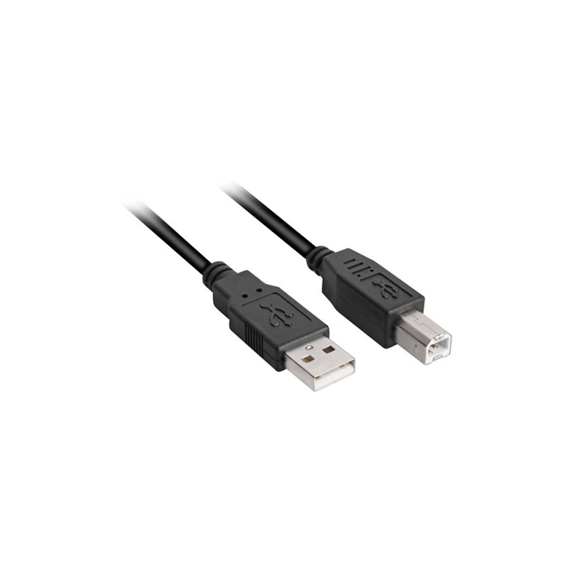 Foto van Usb 2.0 kabel, usb-a > usb-b 2m