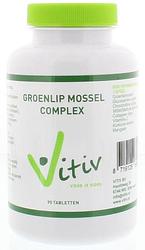 Foto van Vitiv groenlip mossel complex tabletten