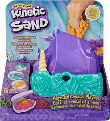 Foto van Kinetic sand mermaid crystal playset