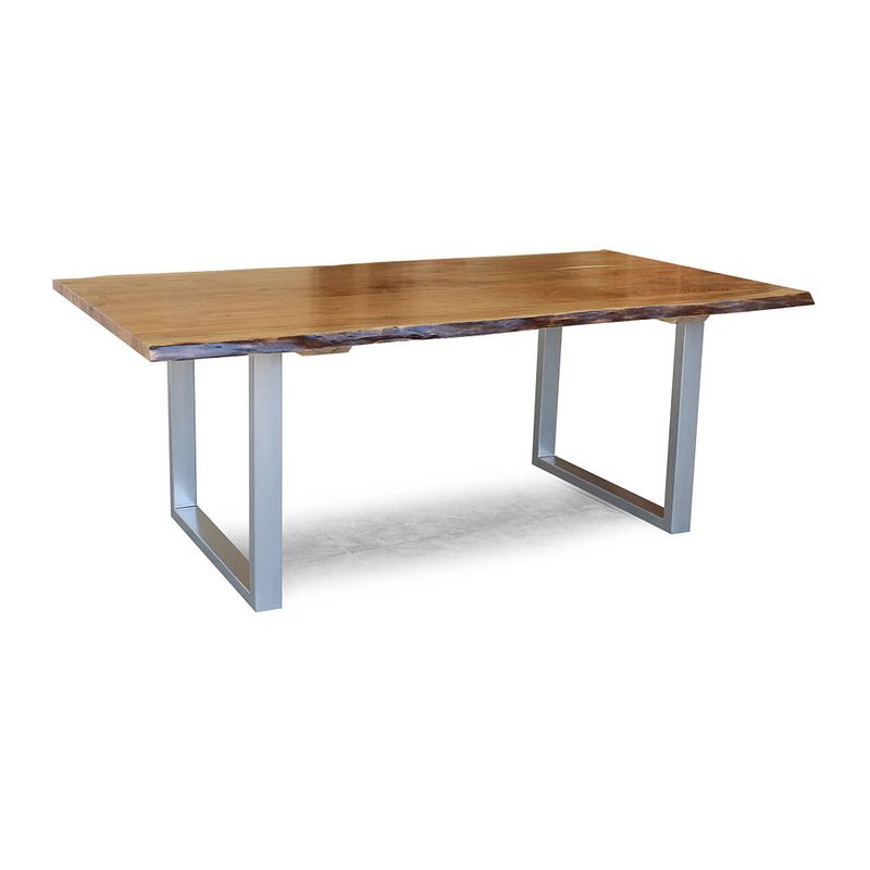 Foto van Perfecthomeshop boomstam tafel  76x160 cm  industrieel design