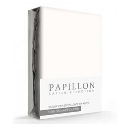 Foto van Papillon hoeslaken - percale - 180 x 220 - crème