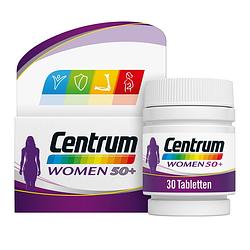 Foto van Centrum women 50+ multivitaminen tabletten