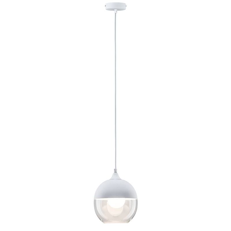 Foto van Paulmann neordic vanja 79644 hanglamp led e27 20 w wit (mat), transparant