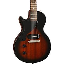 Foto van Epiphone les paul junior lh vintage sunburst linkshandige elektrische gitaar