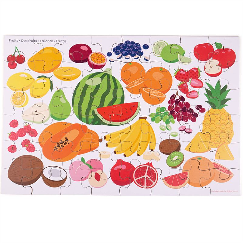 Foto van Bigjigs fruit vloer puzzel